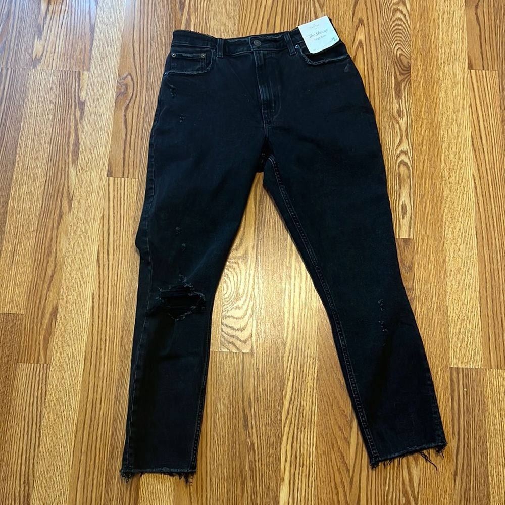 Abercrombie & Fitch black skinny jeans